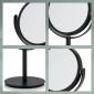 Козметично увеличително огледало Kela Selena - цвят черен - 591510