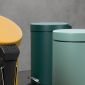 Кош за отпадъци с педал Kela Monaco - тъмно зелен, 3 л - 591336