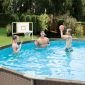 Комплект баскетбол за басейн Summer Waves с метална рамка - 585980