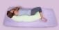Възглавница за спане на една страна Спелта „Лека нощ“, 35 x 150 см - лилаво - 555413