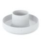 Керамична кашпа / огранайзер за аксесоари Umbra Fountain - бял цвят - 227294