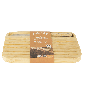 Комплект бамбукова дъска и нож за хляб Pebbly размер S - 244939