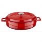 Чугунена мултифункционална тенджера Lava Тренди Edition 28 см, червен - 215326