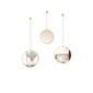 Комплект от 3 броя огледала за стена Umbra Dima Round - цвят месинг - 180022