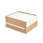 Кутия за бижута и аксесоари Umbra Stowit - цвят бял / натурално дърво - 231690
