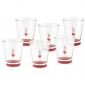  6 броя чаши за кафе Bialetti Rosso, стъкло - 216296