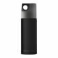 Двустенна спортна термо бутилка с вакуумна изолация Asobu Le Canal 480 мл - цвят черен / графит - 163481