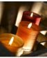Свещ Spaas в матирана чаша с дървесни мотиви - 17803