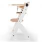 Столче за хранене KinderKraft ENOCK, - дървено/бели крака - 563887