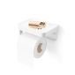 Стойка за стена за тоалетна хартия и аксесоари 2 в 1 Umbra Flex Adhesive - бялa - 570666