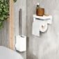 Четка за тоалетна за монтиране на стена или под Umbra Flex Adhesive - бялa - 570657