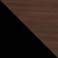 Закачалка с 8 броя куки Umbra Flip - цвят черен / орех - 582487