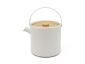 Керамичен сет за чай с филтър и приставка за подгряване 1,2 литра Umea Bredemeijer, бял - 328503