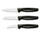 Комплект от 3 броя кухненски ножове Wusthof Black - 127372