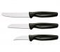 Комплект от 3 броя кухненски ножове Wusthof Black - 127378