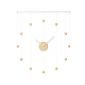 Часовник за стена Umbra Hangtime - цвят бял / естествено дърво - 217737