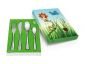 Комплект стоманени детски прибори за хранене Zilverstad Nature friends - 4 части - 564349