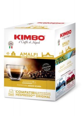 Кафе капсули за Nespresso Kimbo Amalfi 100% Arabica - 50 х 5.4 г