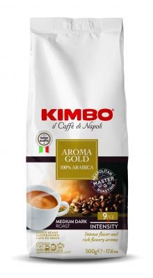 Кафе на зърна Kimbo Aroma Gold 100% Arabica - 500 г