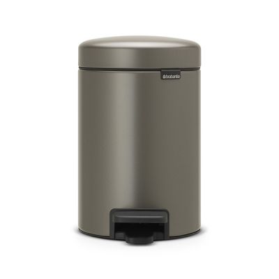 Кош за смет с педал Brabantia NewIcon Platinum, 3 л