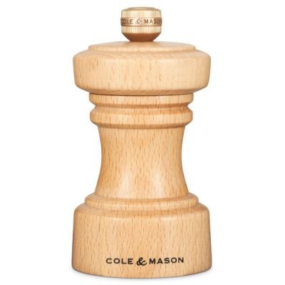 Мелничка за сол Cole & Mason Hoxton - 10,4 см, цвят натурален