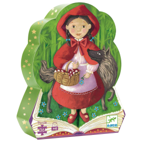 Пъзел Малката червена шапчица Djeco Silhouette Puzzles