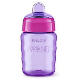 Чаша за лесен преход без дръжки Philips Avent 260 мл, розова