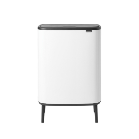 Кош за смет Brabantia Bo Touch Hi White, 2 x 30 л