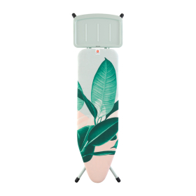Маса за гладене с поставка за парогенератор Brabantia Tropical Leaves, 124 x 38 см