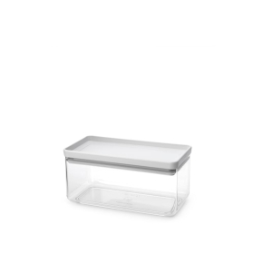 Кутия за съхранение на продукти Brabantia Tasty+ Stackable - 1.5 л, Light Grey