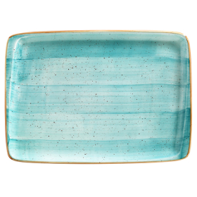Правоъгълно плато Bonna Aura Aqua 23x16 cм