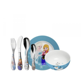 Детски комплект прибори за хранене от 6 части WMF Frozen 
