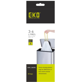 Торби за смет с връзки Eko размер А, 3/6 л