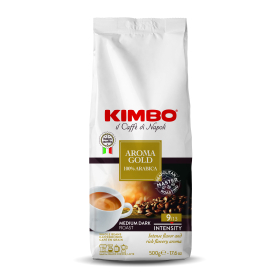 Кафе на зърна Kimbo Aroma Gold 100% Arabica - 500 г