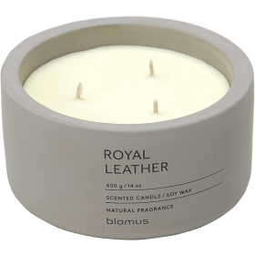 Ароматна свещ Blomus Fraga - аромат Royal Leather, XL размер
