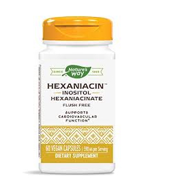 Хексаниацин (Инозитол Хексаникотинат) Nature's way 60 капсули