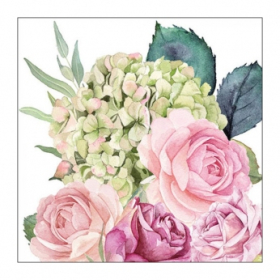 Салфетки Ambiente Elegance Rose Garden, 20 броя