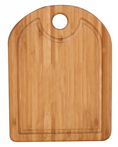 Бамбукова дъска Horecano с овал 28 x 39 x 1,9 см