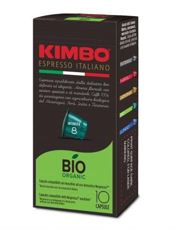 Кафе капсули за Nespresso Kimbo BIO - 10 бр х 5,5 г