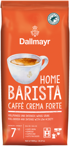 Кафе на зърна Dallmayr Home Barista Crema Forte 1000 г