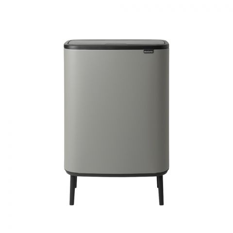 Кош за смет Brabantia Bo Touch Hi Mineral Concrete Grey, 2 x 30 л