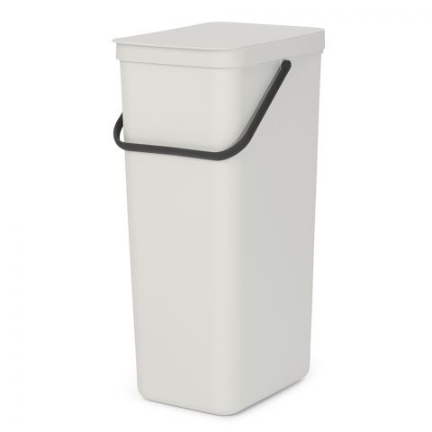 Кош за смет за разделно събиране Brabantia Sort&Go 40 л, Light Grey