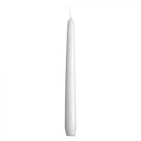 Конусна свещ Spaas, бяло