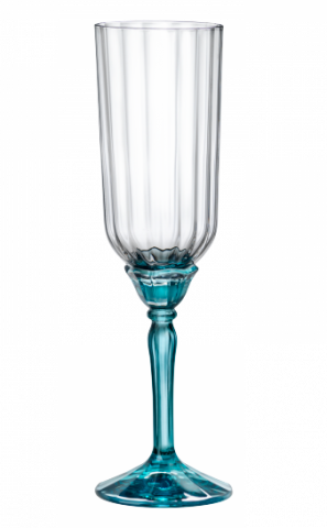 Комплект от 6 бр. чаши за пенливи вина Bormioli Rocco Florian Blue