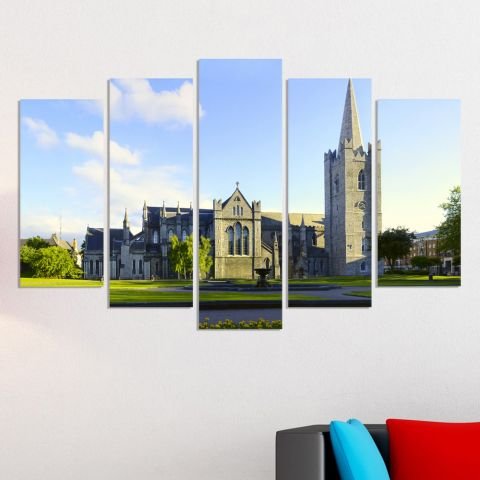 Декоративни панели за стена с изглед от Дъблин Vivid Home