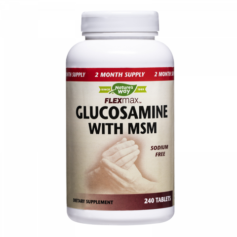 Глюкозамин Сулфат & МСМ Nature's Way 877 мг - 240 таблетки