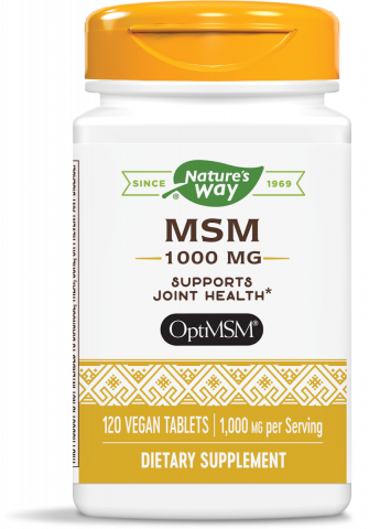 МСМ/Метилсулфонилметан Nature's Way 1000 мг - 120 капсули