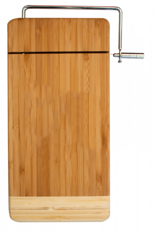 Бамбукова дъска за сирена с нож Horecano 15,3x30,5 cм