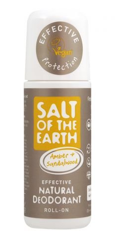 Натурален рол-он дезодорант Salt of the Earth 'Amber & Sandalwood' 75 мл