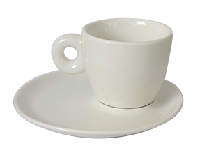 Комплект чашка с чинийка за еспресо Bonna Banquet 70 мл
